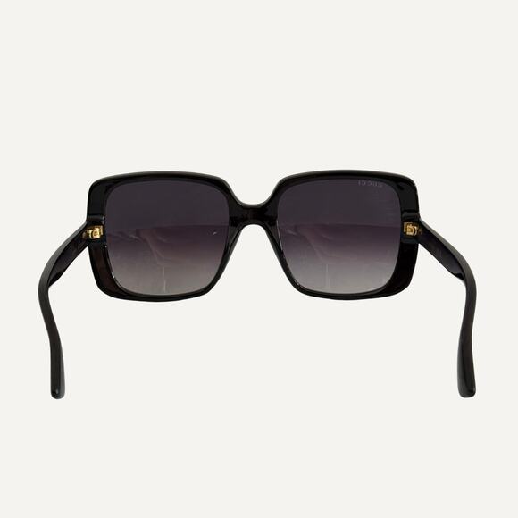 Gucci GG0632S 001 Oversized Rectangular Black Marmont Tinted Sunglasses Women main image 4